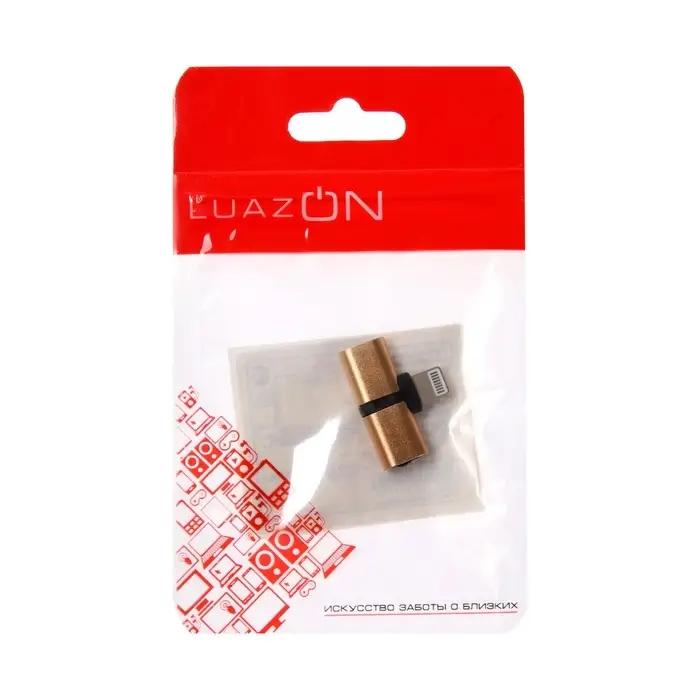 Переходник Luazon, с Lightning на 2xLightning 8 pin, МИКС Переходник Luazon, с Lightning на 2xLightning 8 pin, МИКС