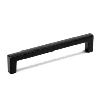 Ручка-скоба CAPPIO SQUARE RSC007, алюминий, м/о 128 мм, цвет черный