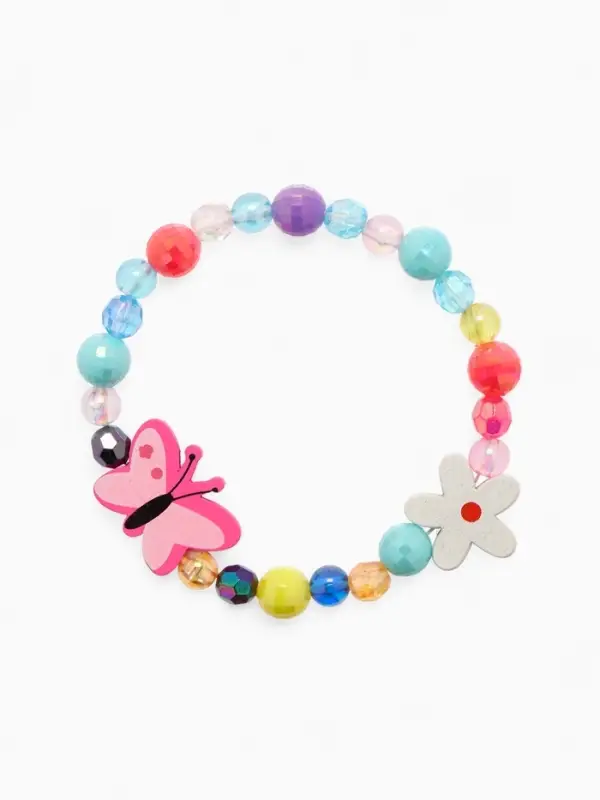 Браслет детский &laquo;Выбражулька. Бабочка с цветочком&raquo;, d=5 см, МИКС