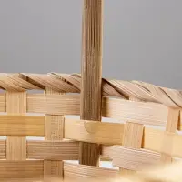 Набор корзин плетёных (бамбук), 17xH9xH30, 19×9.5×32, 21×10×3.24×11×35, 26×11×37, 5 шт.