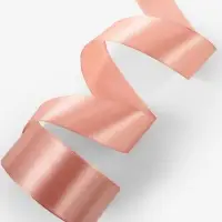 Лента атласная, 40 мм, 23&plusmn;1 м, бежево-розовая