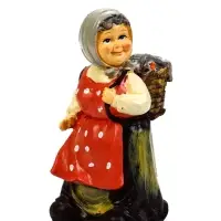 Садовая фигура из полистоуна &laquo;Бабушка с гусем&raquo;, 10&times;10&times;20 см, Greengo