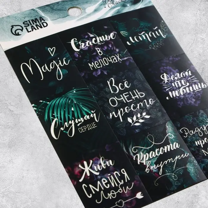 Наклейки детские бумажные, набор, «Вдохновение», 11 х 15.5 см, 5 листов