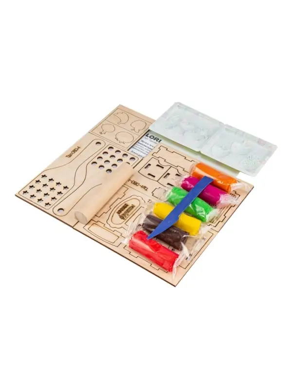 Тесто для лепки. Тематический набор "Овощи, фрукты" Тдл-080