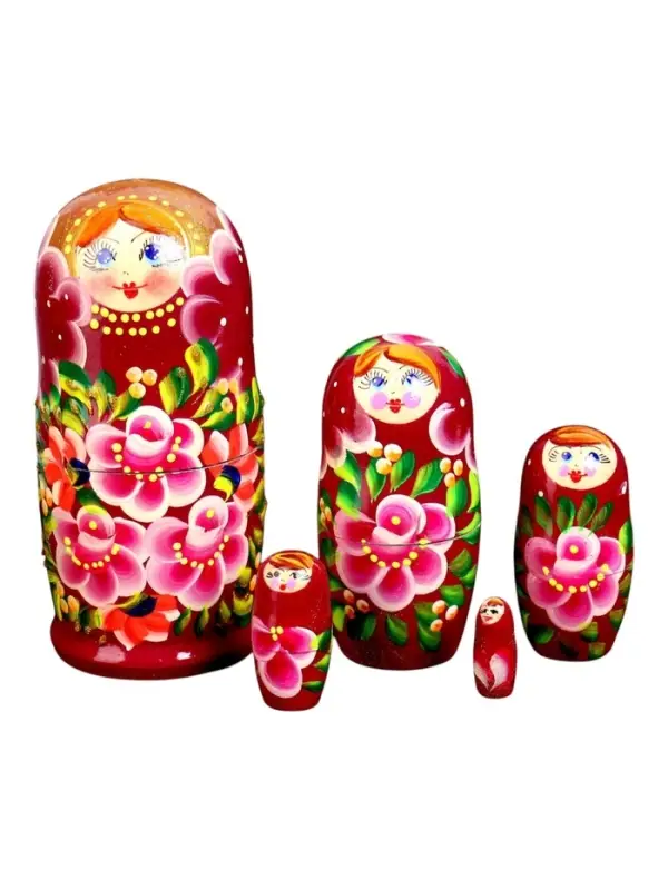 Матрёшка 5 в 1, расписная, МИКС