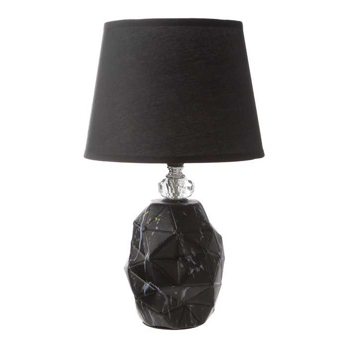 Лампа настольная Лампа настольная "Дух" 1х40Вт Е14 черный 20х20х34см