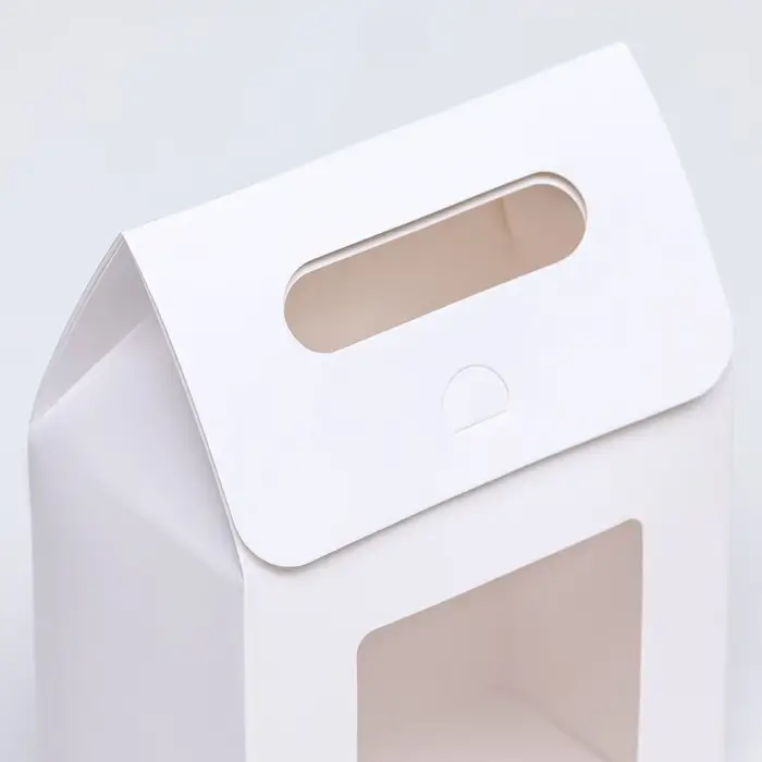 Коробка-пакет с окном, белый, 20×14×8 см Коробка-пакет с окном, белый, 20×14×8 см