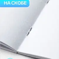 Альбом для рисования Calligrata &laquo;Морской микс&raquo; А4, 40 листов, на скрепке, плотность листов 100 г/м&sup2;, обложка из мелованного картона