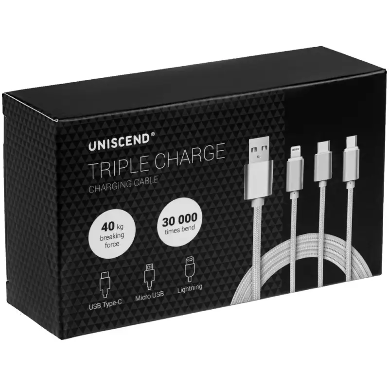 Кабель Triple Charge в футляре Кабель Triple Charge в футляре