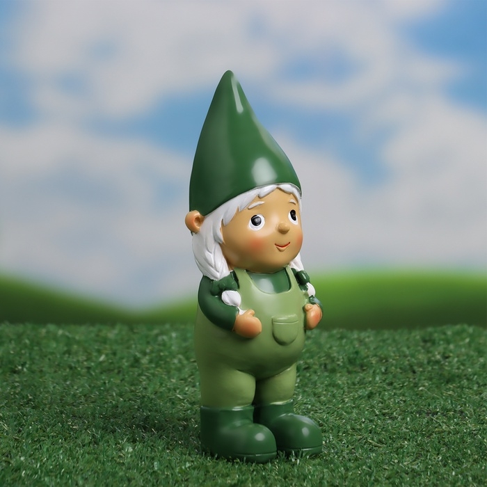 Садовая фигура  Садовая фигура "Гном Лили" 6х7х18см