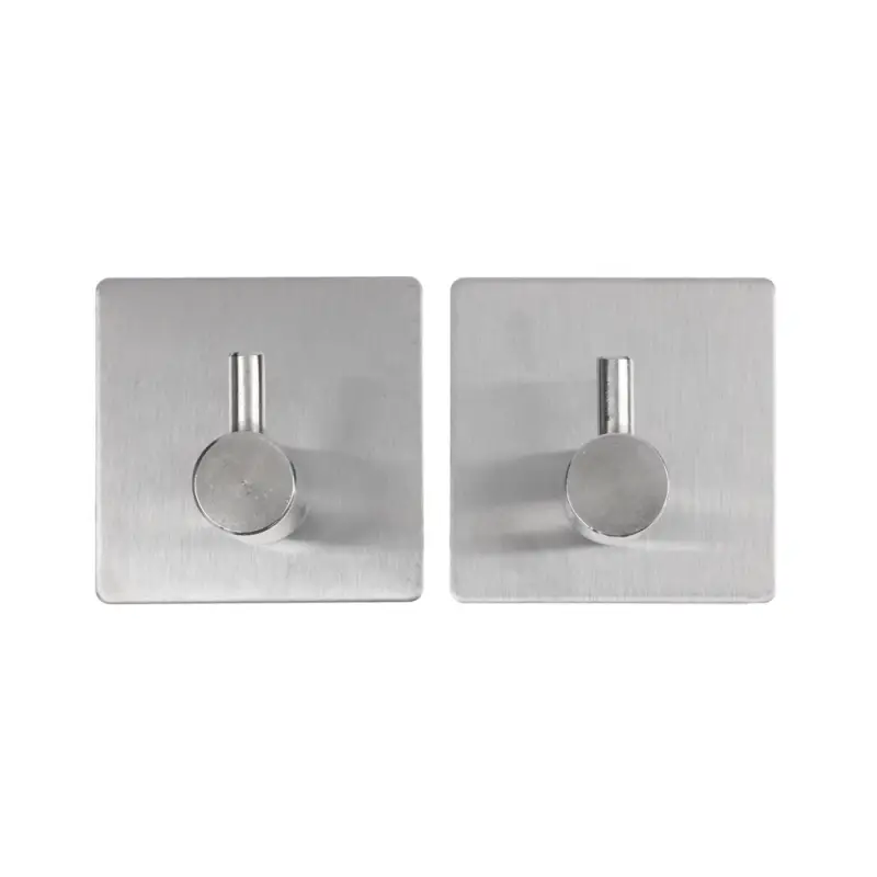 VETTA Крючки самоклеящиеся, 2шт, нержавеющая сталь