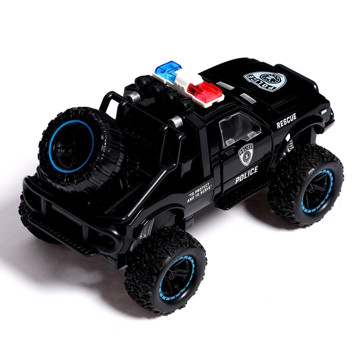 Машина металлическая «Джип», открываются двери, капот, инерция, МИКС