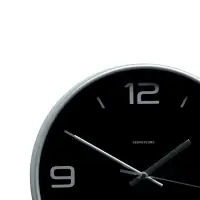 Часы настенные классические &laquo;Эдит&raquo;, серия: Интерьер, d=30.5 см, серебристые