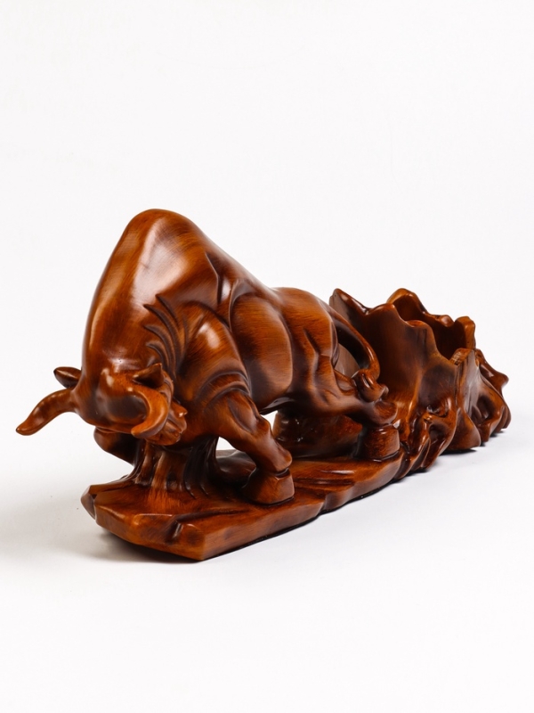 Подставка для бутылки  Подставка для бутылки "Бык" под дерево, 49.11.22см