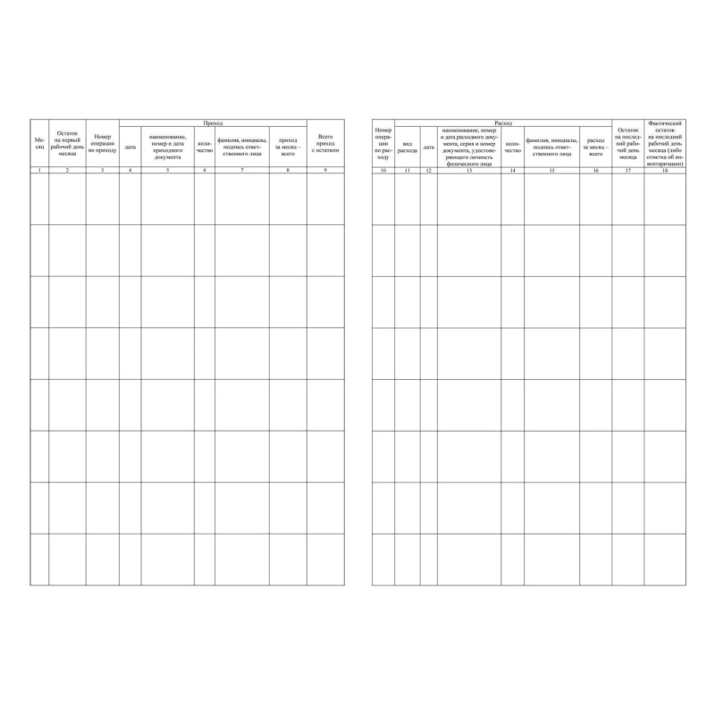 Журнал рег.опер,при кот.из кол-во прекур нарк ср-в,псих.вещ 2шт/уп КЖ-1786а