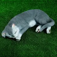 Садовая фигура из полистоуна &laquo;Кот Кузя&raquo;, 13&times;24&times;40 см