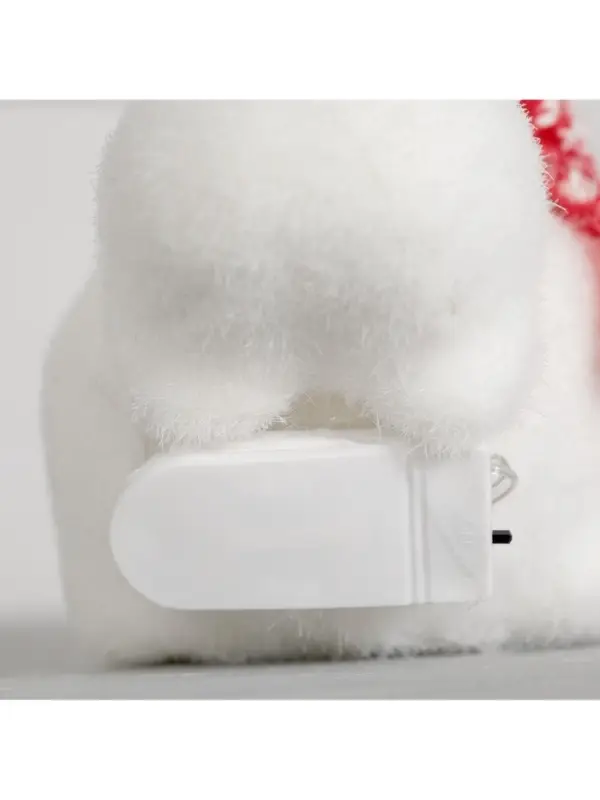 Светодиодная фигура &laquo;Медведица с медвежонком&raquo; 20&times;17&times;9 см, флок, от батареек CR2032&times;2, свечение тёплое белое