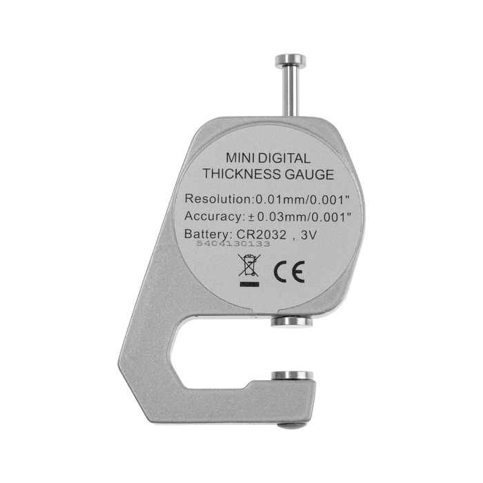 Толщиномер электронный ТУНДРА, металлический, диапазон 0-10 мм, точность 0.01 мм Толщиномер электронный ТУНДРА, металлический, диапазон 0-10 мм, точность 0.01 мм