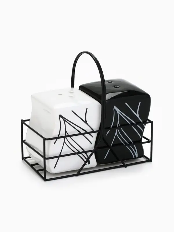 Солонка и перечница &laquo;Линии&raquo;, 100 мл