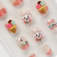 Детские накладные ногти &laquo;Сладости&raquo;, 12 шт.