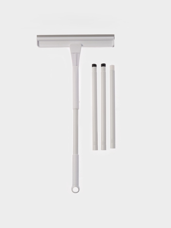 Окномойка гибкая, 5 насадок, с заглушкой, составная 4х секционная ручка, 138 см Окномойка гибкая, 5 насадок, с заглушкой, составная 4х секционная ручка, 138 см