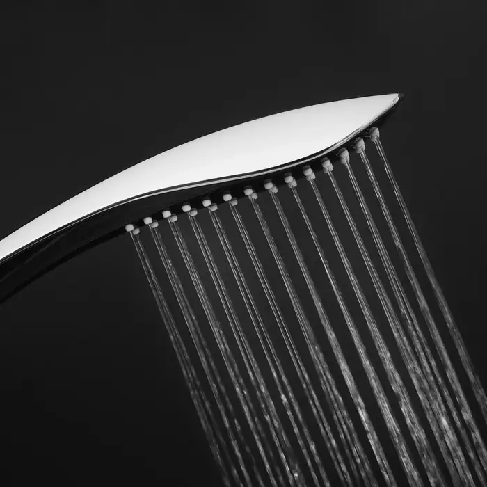 Душевая лейка ZEIN Z0201, 1 режим, 63&times;250 мм, пластик, цвет черный, хром