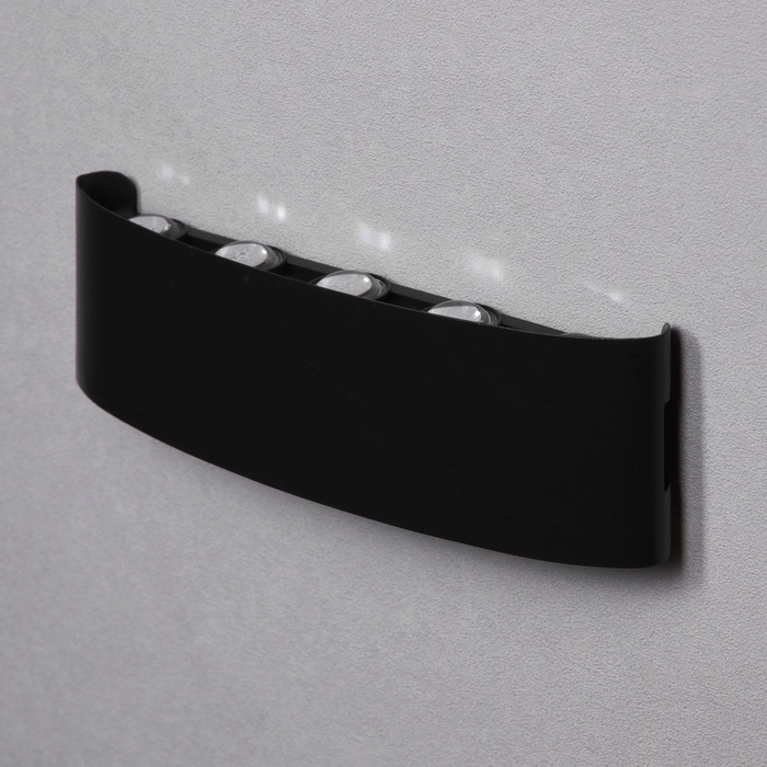 Светильник фасадный  Светильник фасадный "Полусфера", FSD-099, 10 Вт, 3000К, 5 лучей, IP65, 220 В, металл, черный   10085