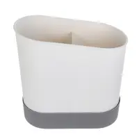 Подставка для столовых приборов тм VETTA, 15,5x8,5x16,2см, полипропилен, цвет белый