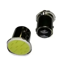 S103B T15/белый/ (BAY15d) COB 12chip 2 contact(1157) блистер 2 шт