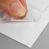 Стикеры эпоксидные прозрачные заготовки 3d=100 шт. 3&times;3 см
