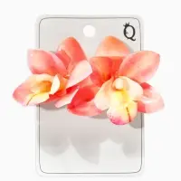 Серьги &laquo;Цветы Орхидеи&raquo;, розовые