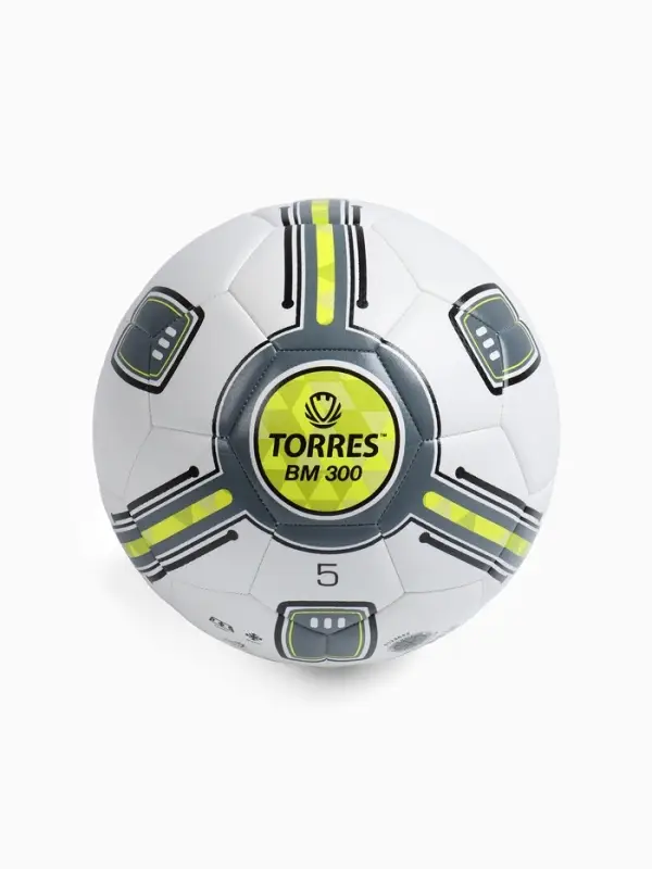Футбольный мяч TORRES BM 300, F323655, машинная сшивка, 32 панели, р. 5, TPU