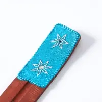 Подставка под благовония "Карма" дерево 25,5х3,5 см, голубой