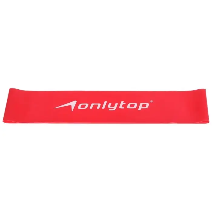Фитнес-резинка ONLYTOP, 30.5&times;7.6&times;0.05 см, нагрузка 4 кг, цвет фуксия