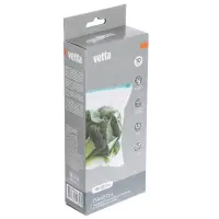 Пакеты с замком-слайдером тм VETTA, 18х22см, устойчивое дно, 1,5л, 50мкм, полиэтилен, 10шт