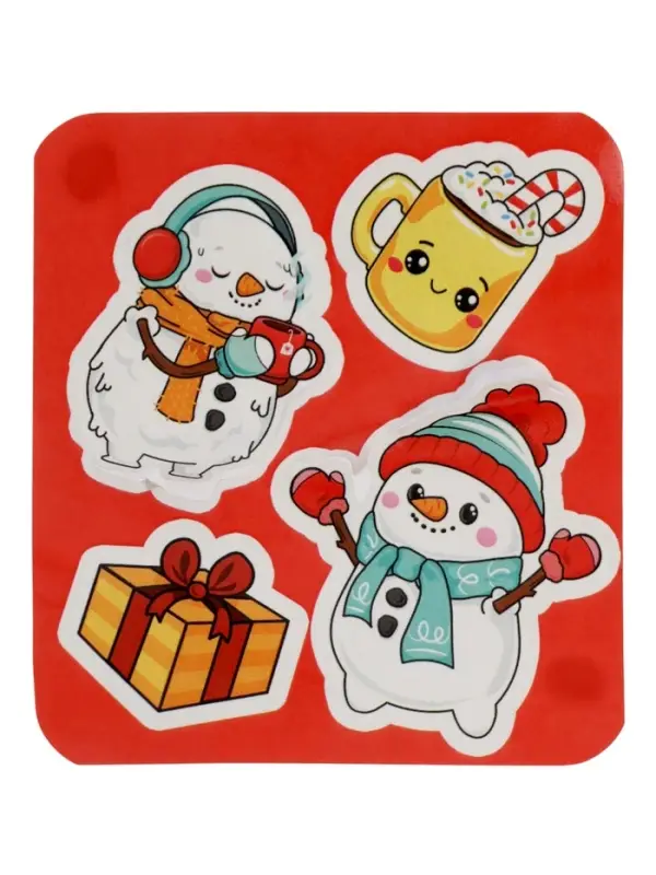 Игрушка-сюрприз Funny toys &laquo;Новогодний Мяк-жмяк&raquo; с наклейками, МИКС