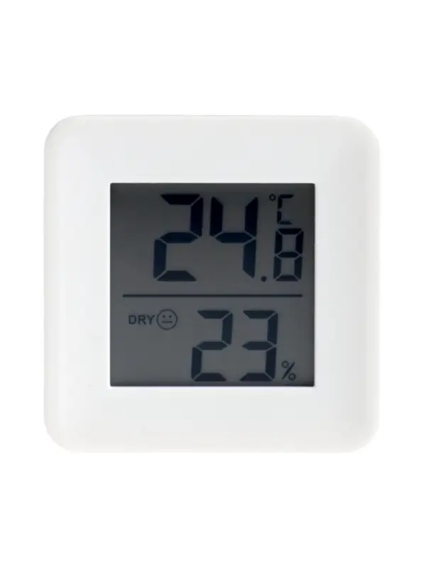 Термометр электронный LTR-08, датчик температуры, датчик влажности, белый