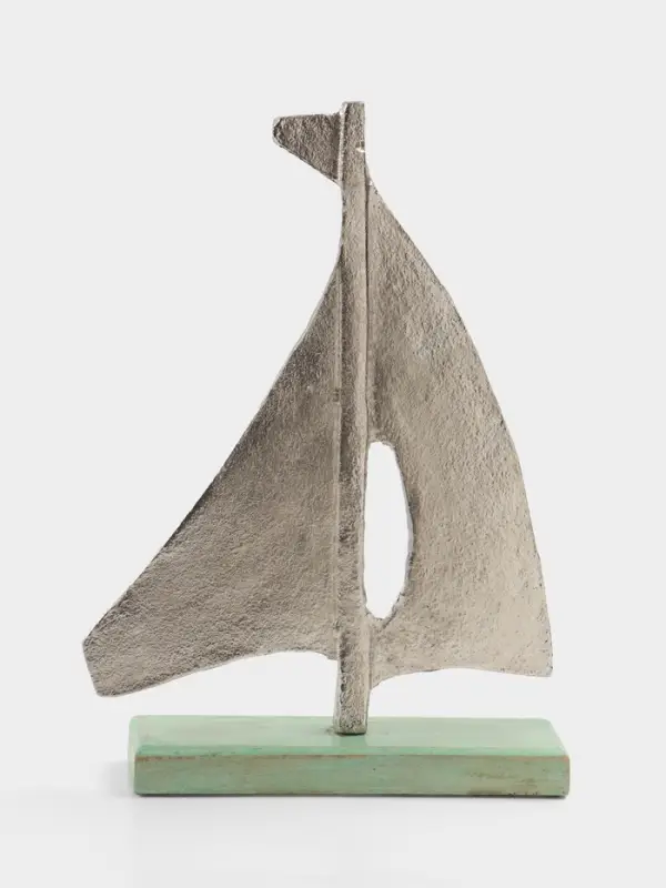 Сувенир &laquo;Парусник&raquo;, 6&times;22&times;32 см, алюминий, дерево