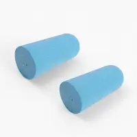 Беруши, 2.5&times;1 см, набор - 10 пар, в футляре, голубые