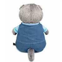 Мягкая игрушка "Кот Басик в комбинезоне "Деним", 22 см Ks22-296 Мягкая игрушка "Кот Басик в комбинезоне "Деним", 22 см Ks22-296