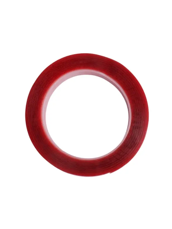 Клейкая лента TORSO, прозрачная, двусторонняя, акриловая 25 мм &times; 5 м