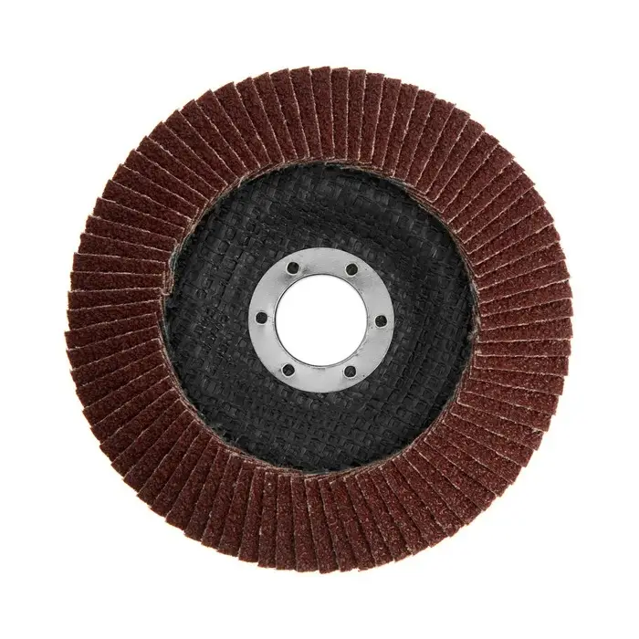 Круг лепестковый торцевой конический ТУНДРА, 125&times;22 мм, Р24