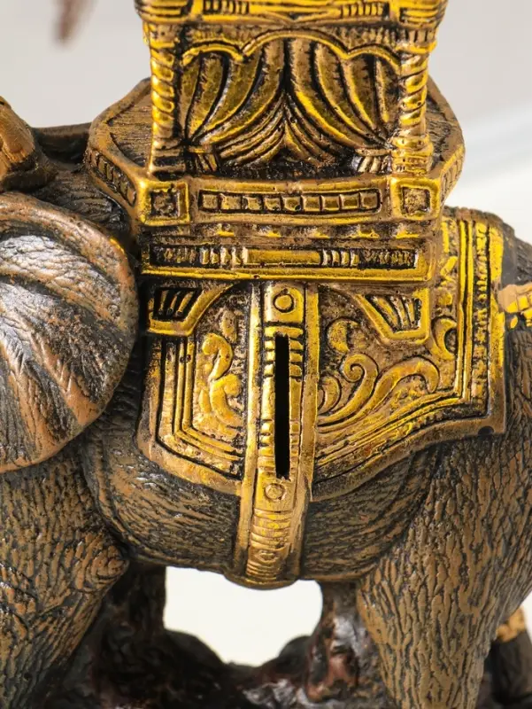 Копилка для денег &laquo;Слон Богатство&raquo;, гипс под золото, 32&times;21&times;15 см