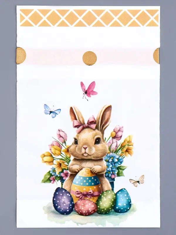 Пакет полиэтиленовый подарочный «Заяц с цветами», с завязками, 15×23 см МИКС Пакет полиэтиленовый подарочный «Заяц с цветами», с завязками, 15×23 см МИКС