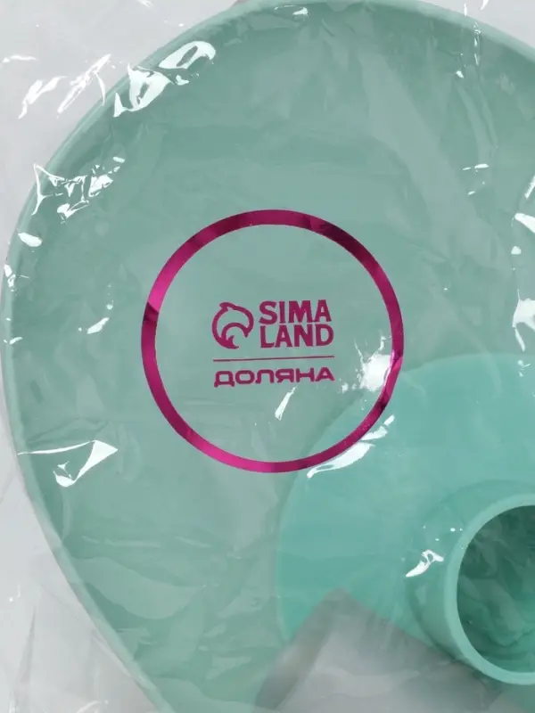 Мыльница со сливом для воды Доляна, на присоске, 12.5&times;9&times;10 см, бирюзовая