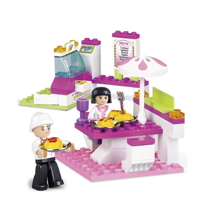 Конструктор «Розовая мечта: мобильный ресторан», 102 детали Конструктор «Розовая мечта: мобильный ресторан», 102 детали