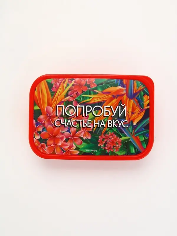 Ланч - бокс прямоугольный &laquo;Попробуй счастье на вкус&raquo;, 1200 мл