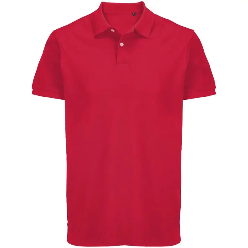 Рубашка поло унисекс Pacific, красная, размер S