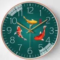 УЦЕНКА Часы настенные интерьерные &laquo;Рыбки&raquo;, плавный ход, d=30 см