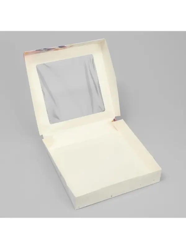 Кондитерская упаковка, коробка с ламинацией &laquo;Цветы&raquo;, 20&times;20&times;4 см